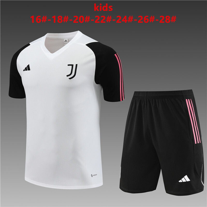 2025-26 Kid Short-sleeved  Juventus training suit 16#-28#