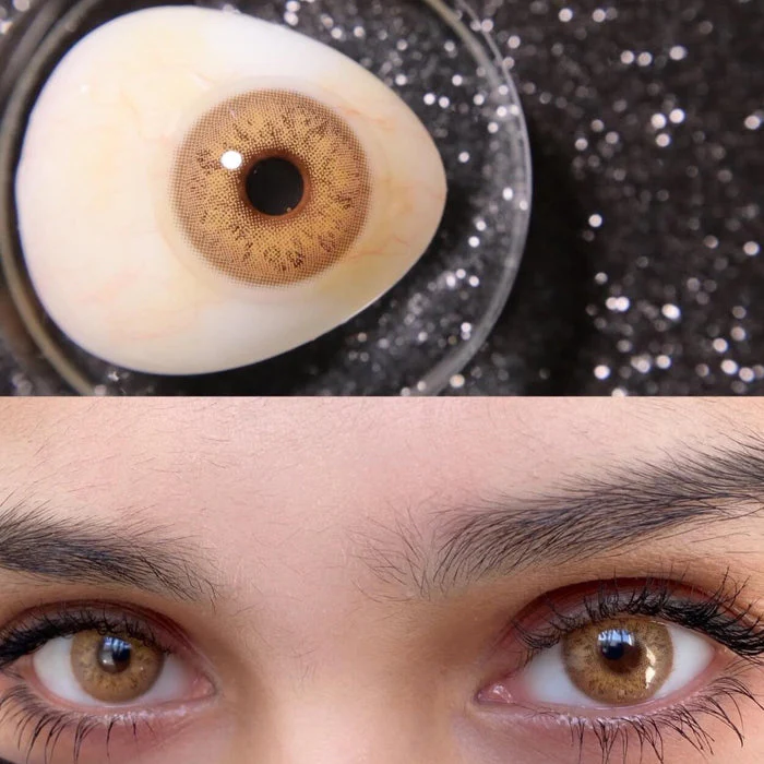 Russain Brown Color Ccontact Lenses【Prescrilption】