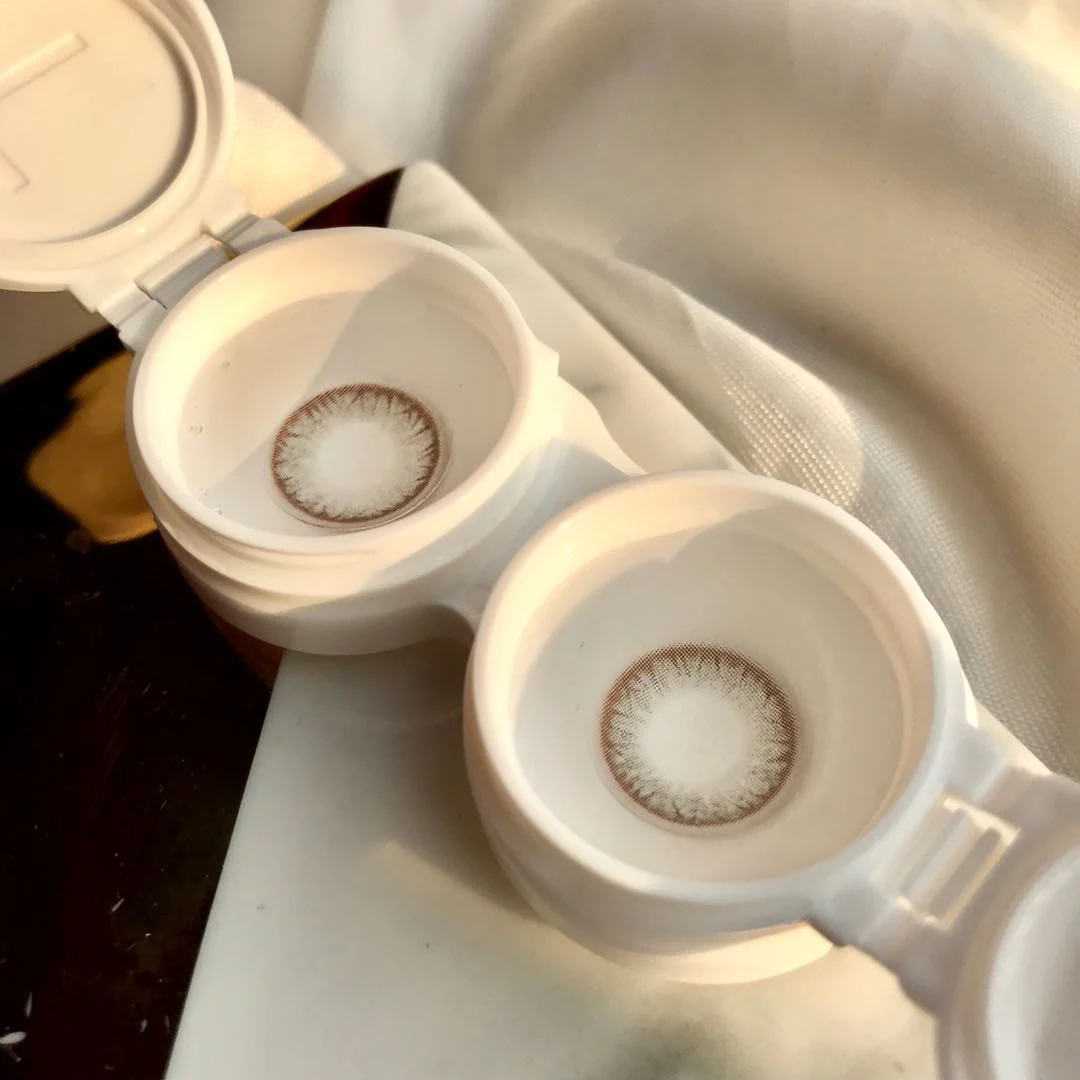 Mermaid Gold Gray Colored Contact Lenses