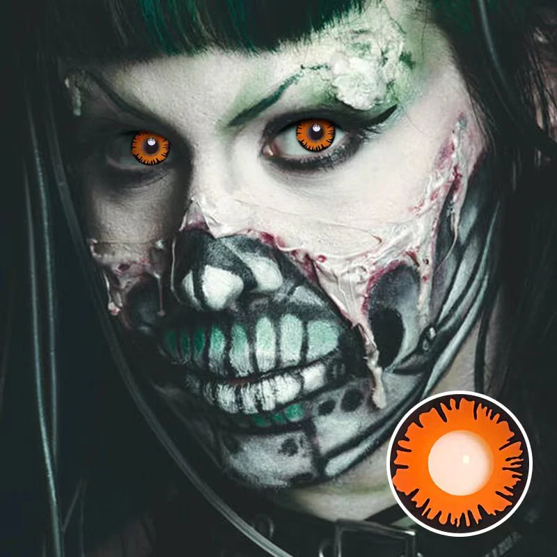 Wilight Bella K24 Orange Halloween Color Contact Lenses