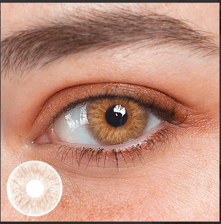 Rococo Adoration Brown Color Contact Lenses