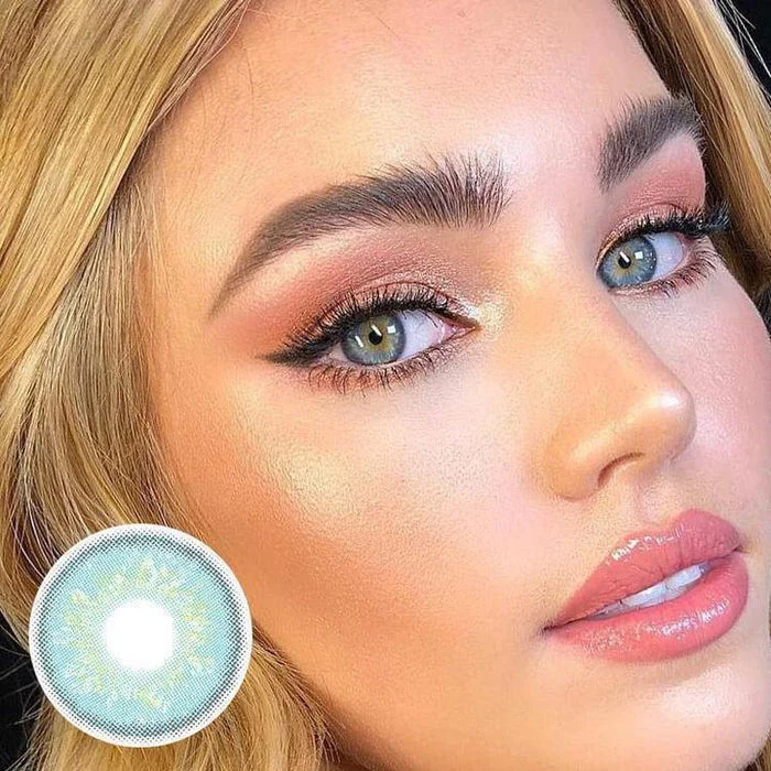 Russain Blue Color Ccontact Lenses【Prescrilption】