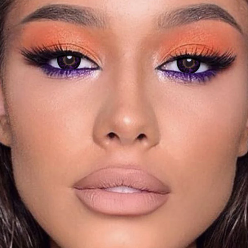 Ice Cream Purple Color Contact Lenses