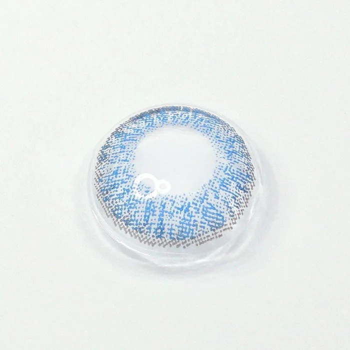 Three Tone Sky Blue Color Contact Lenses