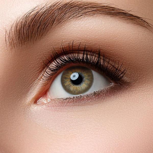 Three Tone Hazel Color Contact Lenses【Prescription】