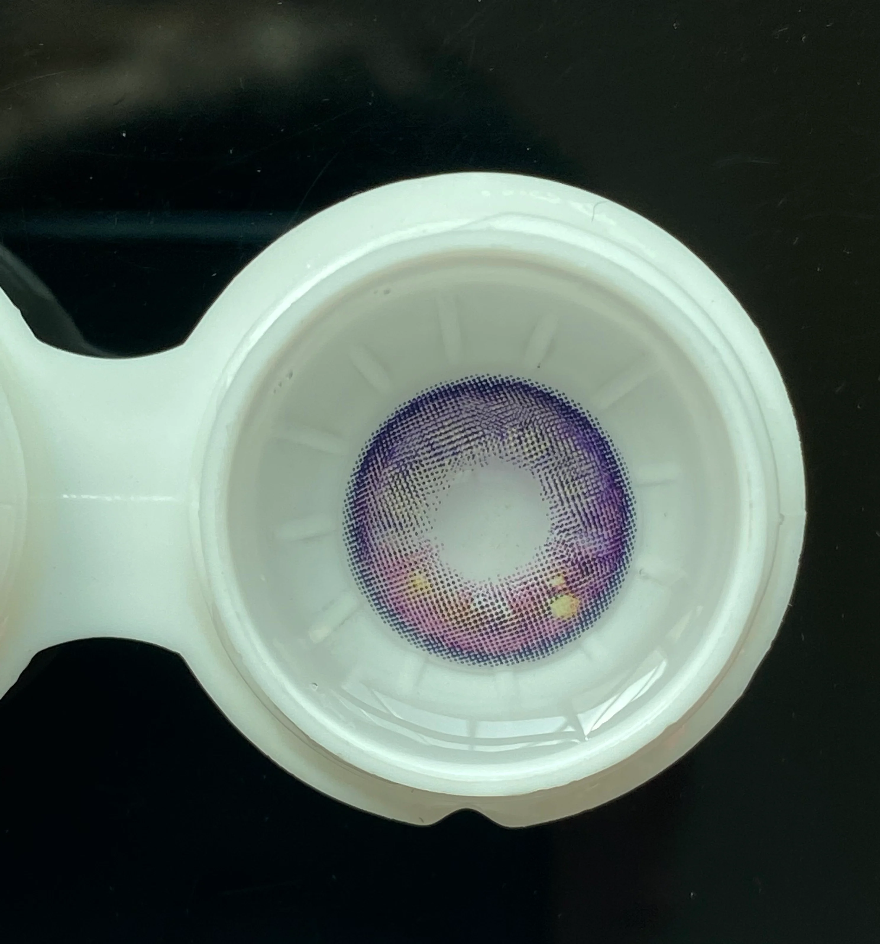 Girl Tears Purple Color Contact Lenses