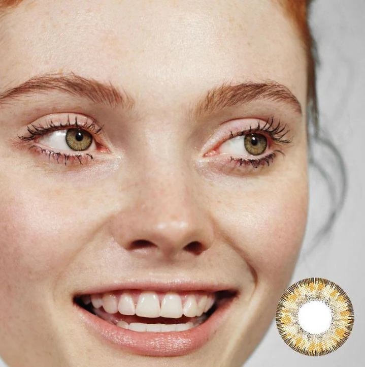 Angel Ice Brown Color Contact Lenses【Prescription】