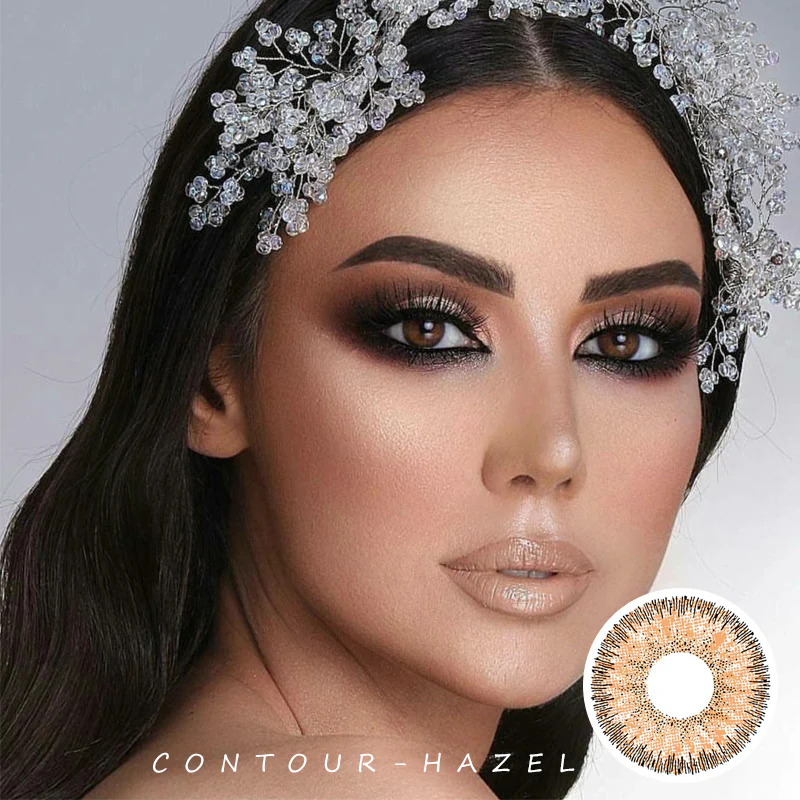 Angel Ice Brown Color Contact Lenses【Prescription】