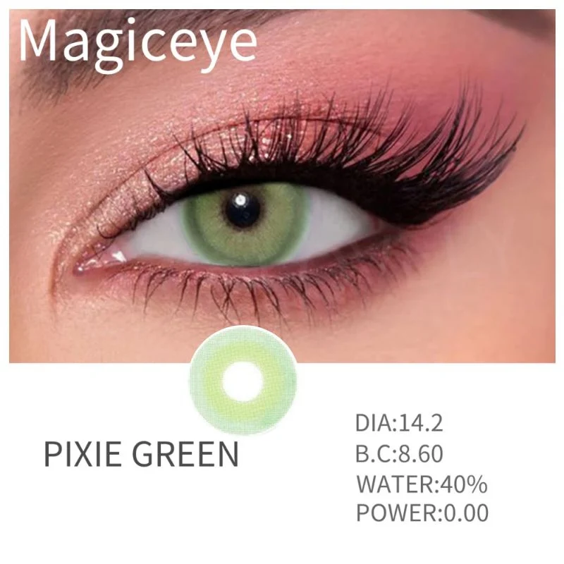 【NEW】Pixie Green Daily Disposable 10Pcs Color Contact Lenses
