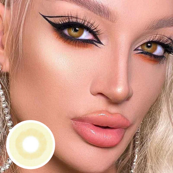 1-Day 10Pcs Pixie Brown Daily Disposable 10Pcs Color Contact Lenses