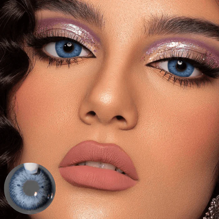 1-Day 10Pcs HC Blue Color Contact Lenses