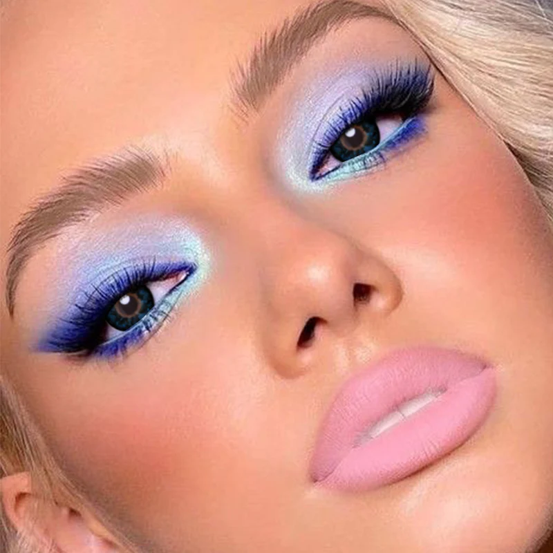 Ice Cream Blue Color Contact Lenses