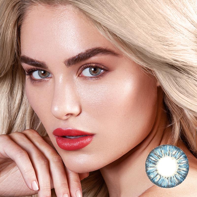 Pineapple Blue Color Contact Lenses