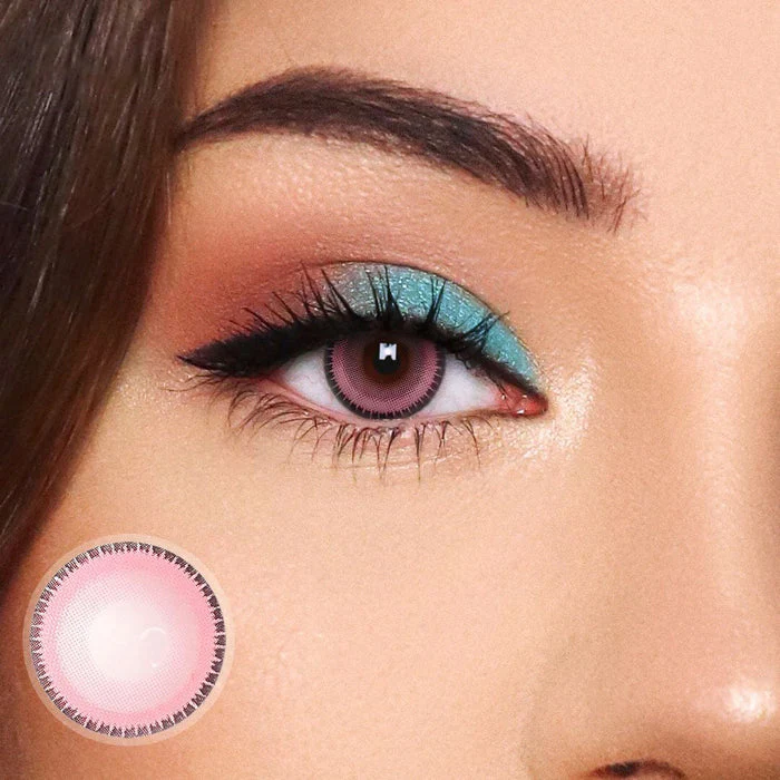 1-Day 10Pcs Yummy Pink Color Contact Lenses