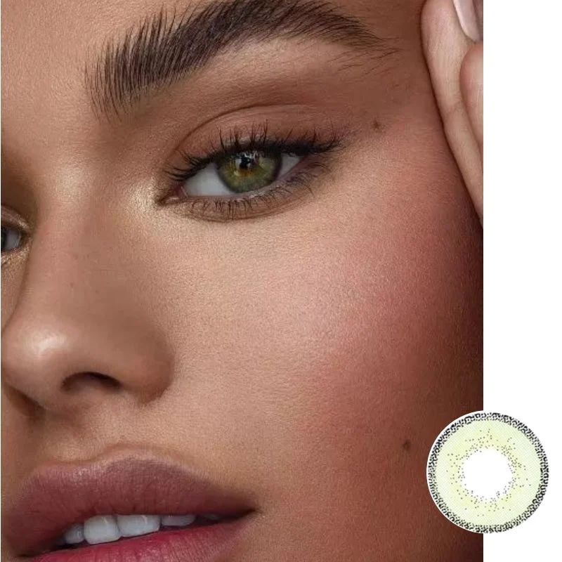 Edge Green Color Contact Lenses【Prescription】