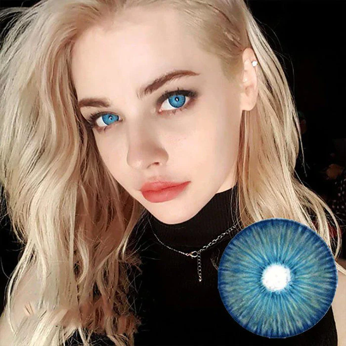 New York Blue Color Contact Lenses