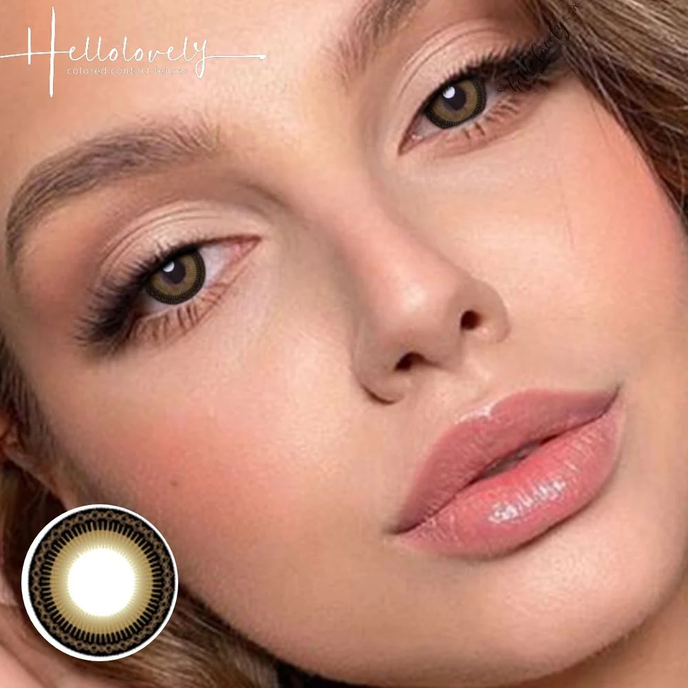 Ferris Wheel Brown Color Contact Lenses