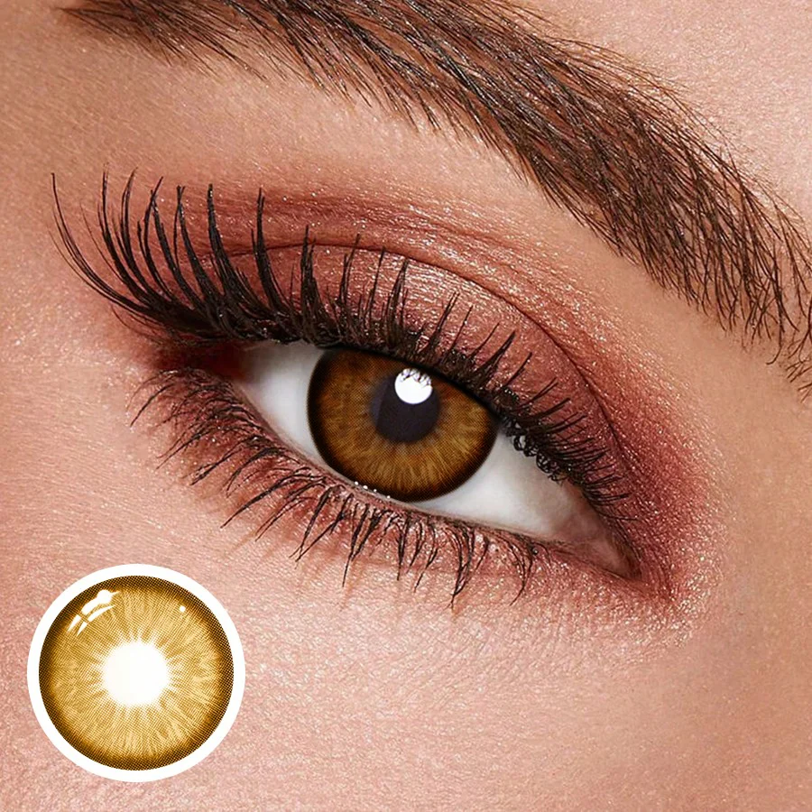 1 Pair Magic Pop Cosmetic Contact Lens Purple Disposable Eye Makeup 14.2mm Natural Lenses