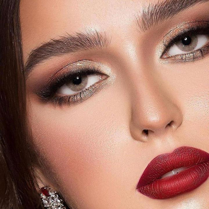 Elite Fantasy Sandy Grey Color Contact Lenses