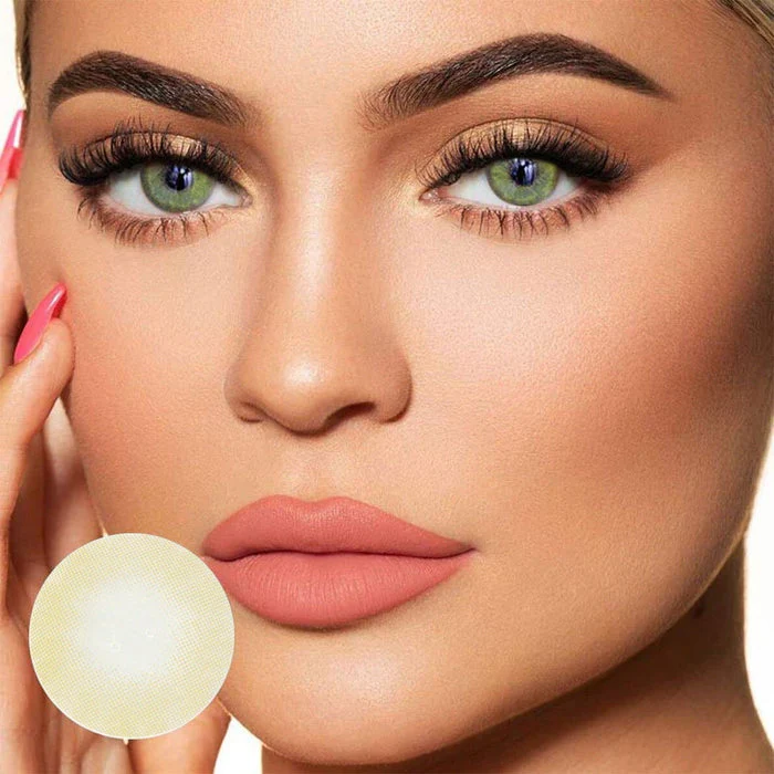 Polar Light Yellow Green Color Contact Lenses