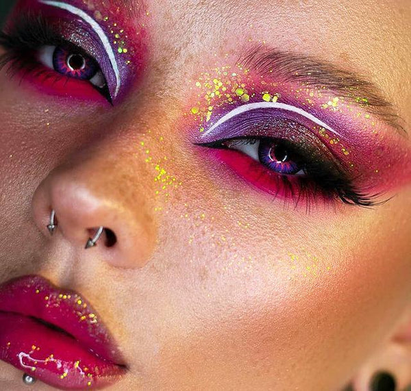 Mystery Purple Color Contact Lenses