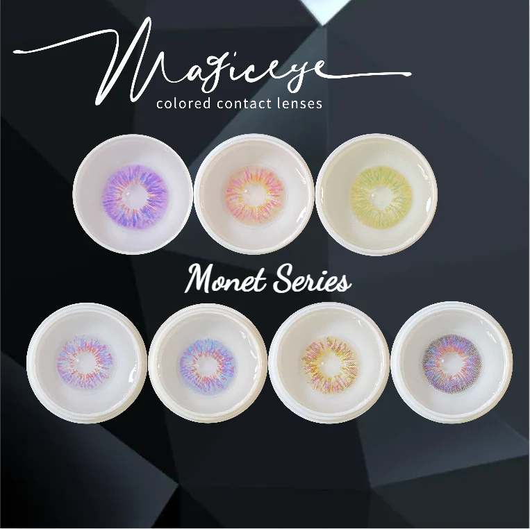 【2023 NEW】Monet Green Color Contact Lenses