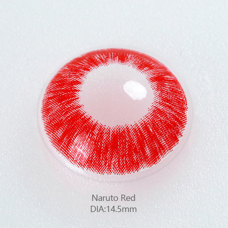 Red Fire Cosplay Color Contact Lenses