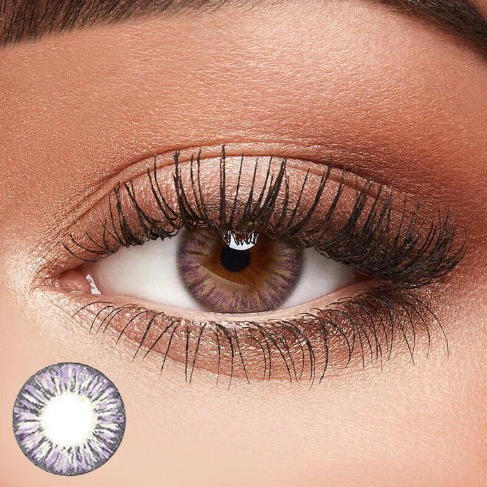 Pineapple Purple Color Contact Lenses