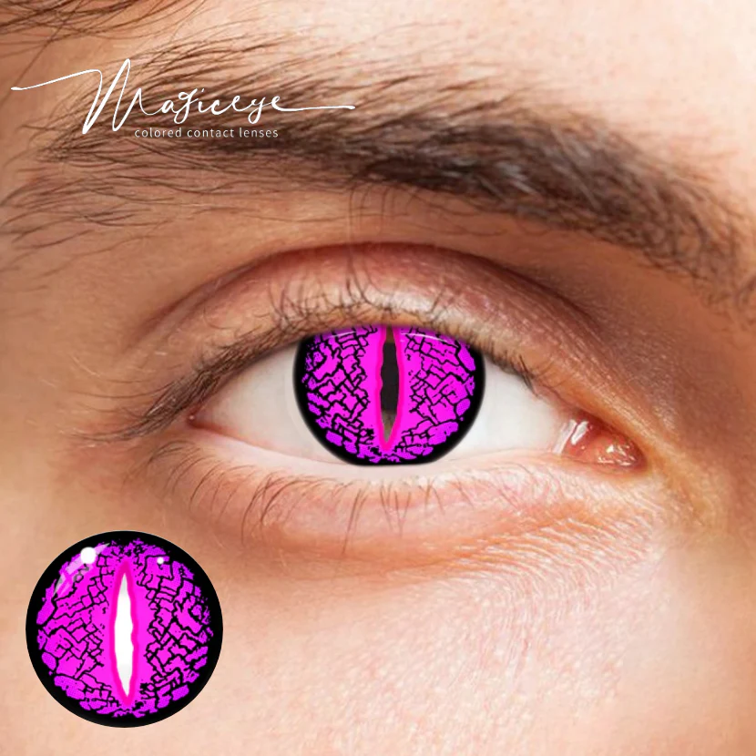 【2023 NEW】Lizard Eye Dark Blue Cosplay halloween contact lens