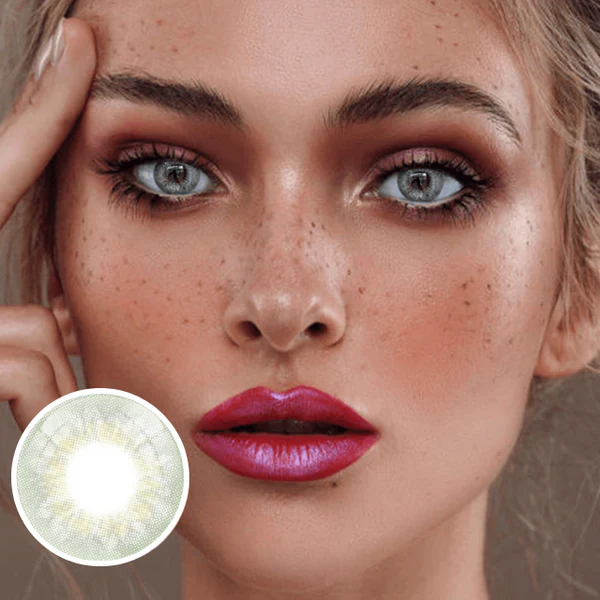 DNA Taylor Green Grey Color Contact Lenses