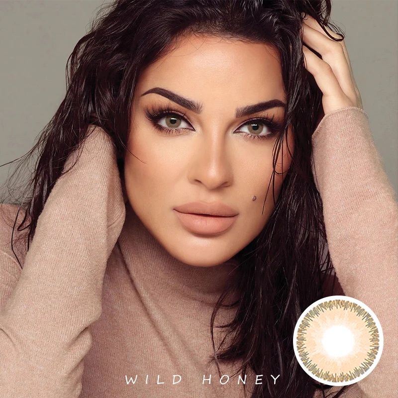 Elite Fantasy Sandy Brown Color Contact Lenses