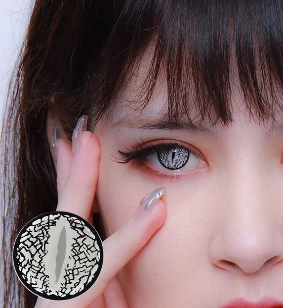 Lizard Eye Silver (SY-B1) Cosplay Contact Lenses