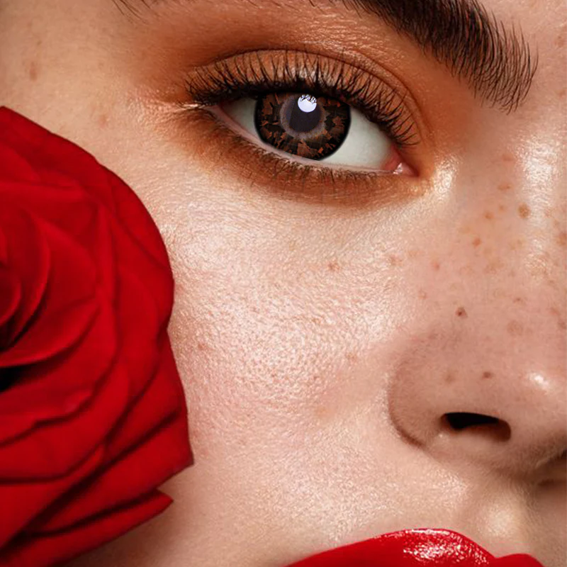 Ice Cream Honey Color Contact Lenses