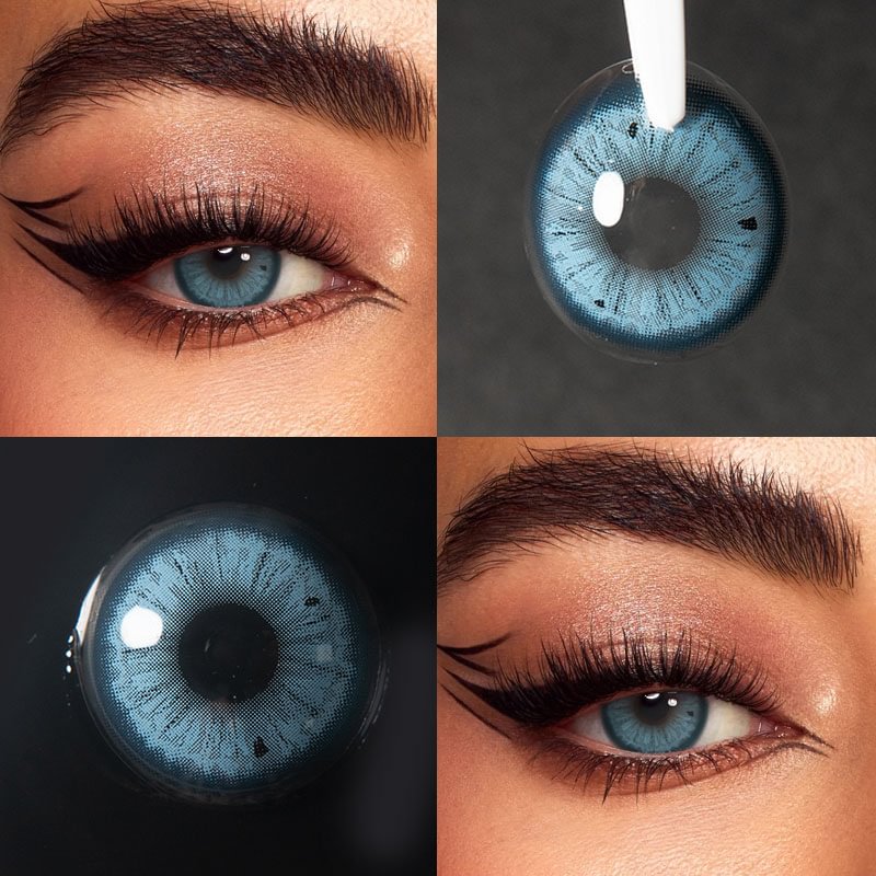 【2023 NEW】Fruit Juice Blue Colored Contact Lenses