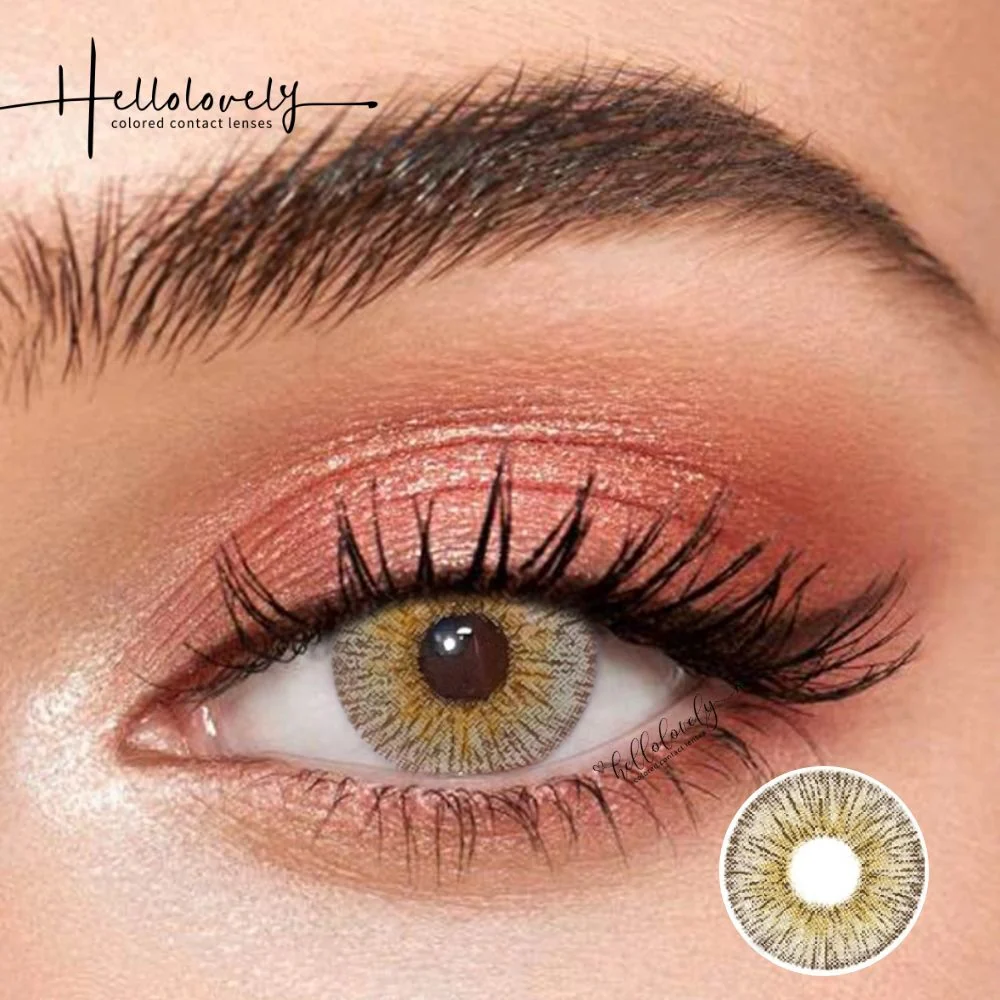 Retro Panama Brown Color Contact Lenses