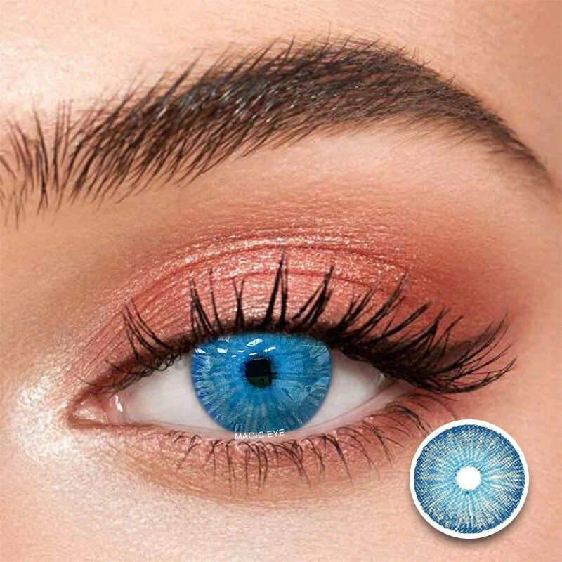 Color contact lenses 1 pair of annual color multi-color contact lenses for eye beauty makeup contact lenses