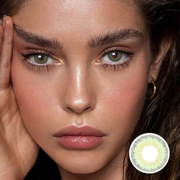 Elite Sandy Green Color Contact Lenses