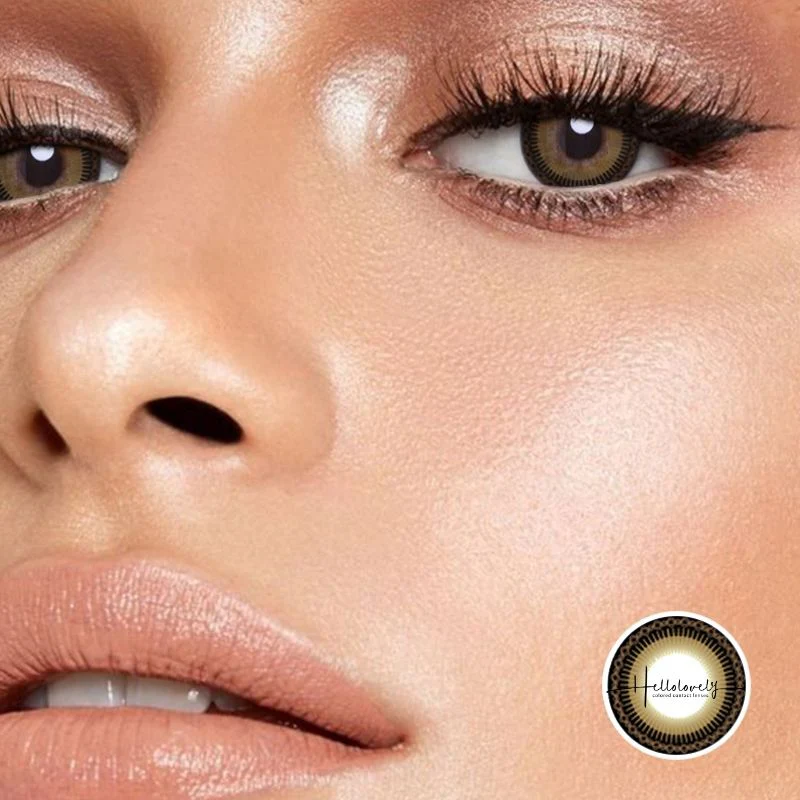 Ferris Wheel Brown Color Contact Lenses