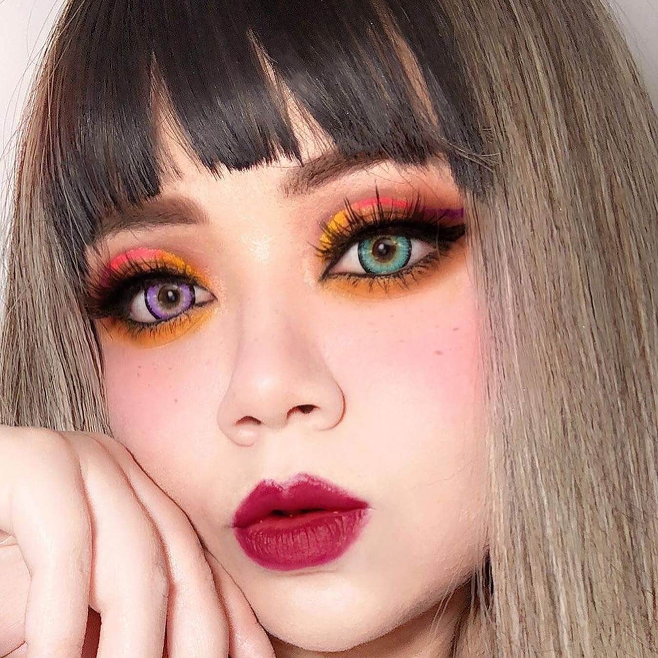 【NEW】Ice Snow Green Daily Disposable 10Pcs Color Contact Lenses