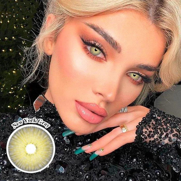 New York Grey Color Contact Lenses