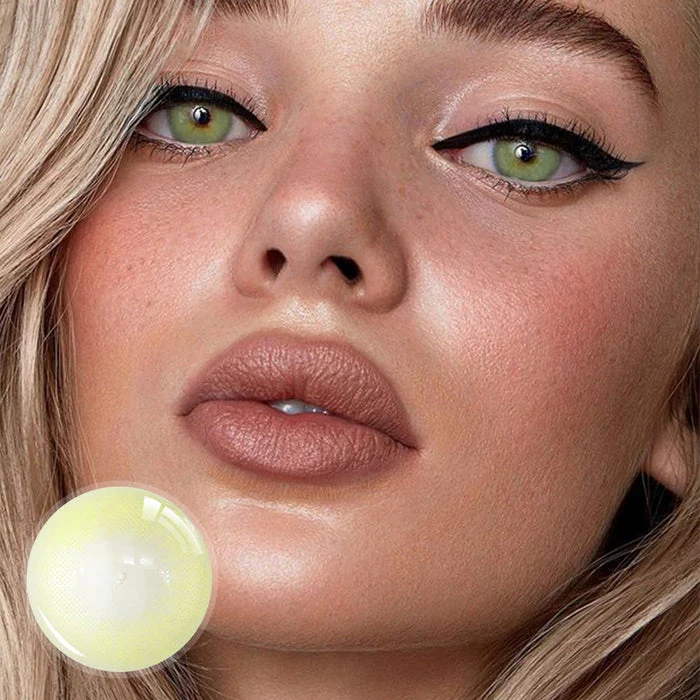 Polar Light Yellow Green Color Contact Lenses