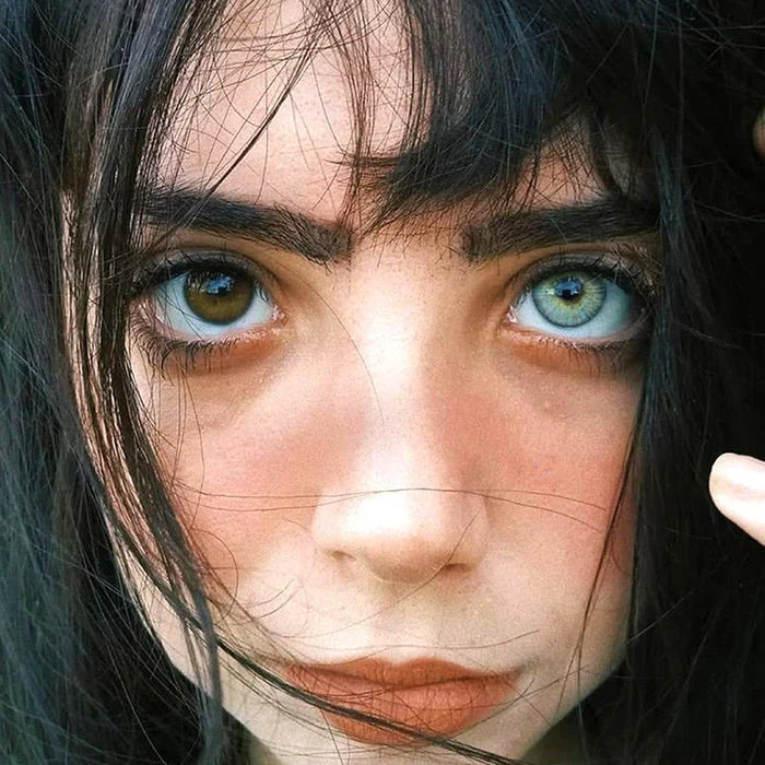 1-Day 10Pcs Cherry Nattier Blue Color Contact Lenses