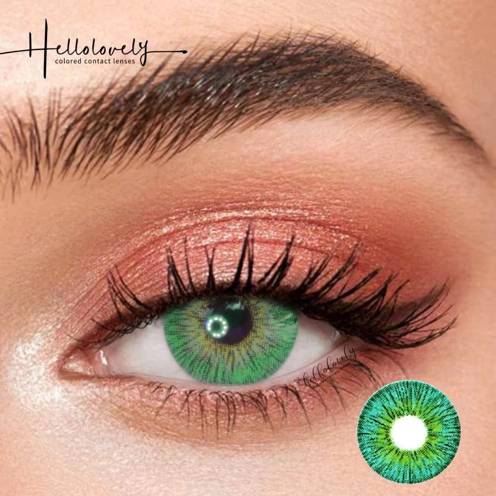 Retro Hokaido Green Color Contact Lenses