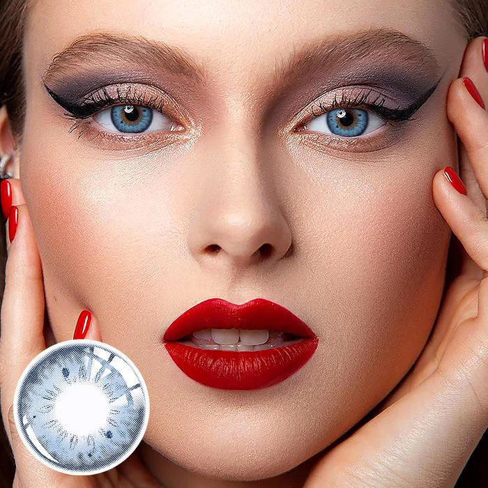 1-Day 10Pcs HC Blue Color Contact Lenses