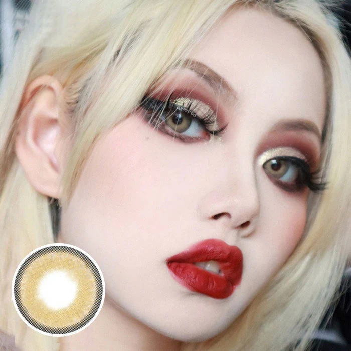1-Day 10Pcs Himalaya Brown Daily Disposable 10Pcs Color Contact Lenses