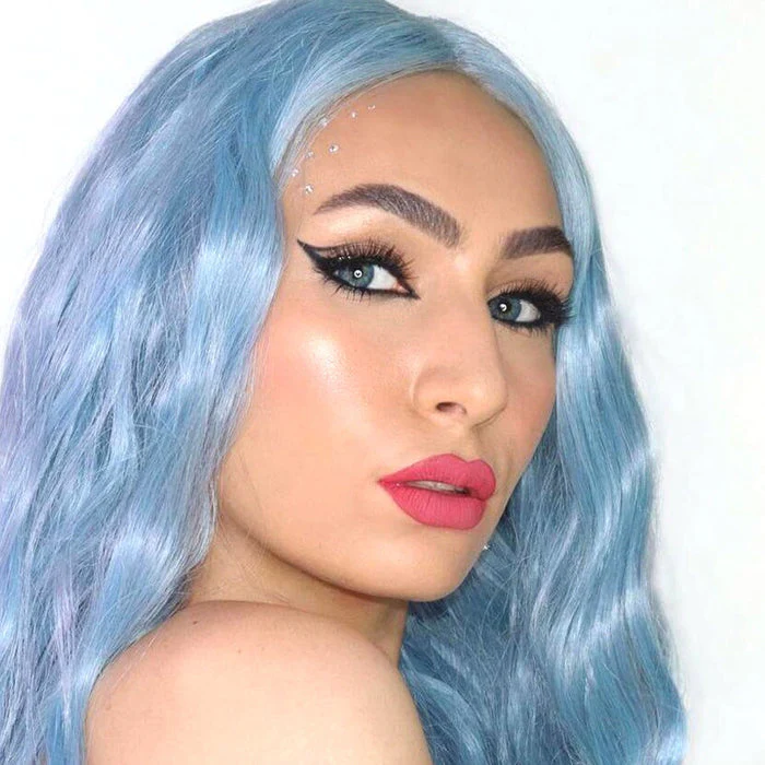 Russain Blue Color Ccontact Lenses【Prescrilption】