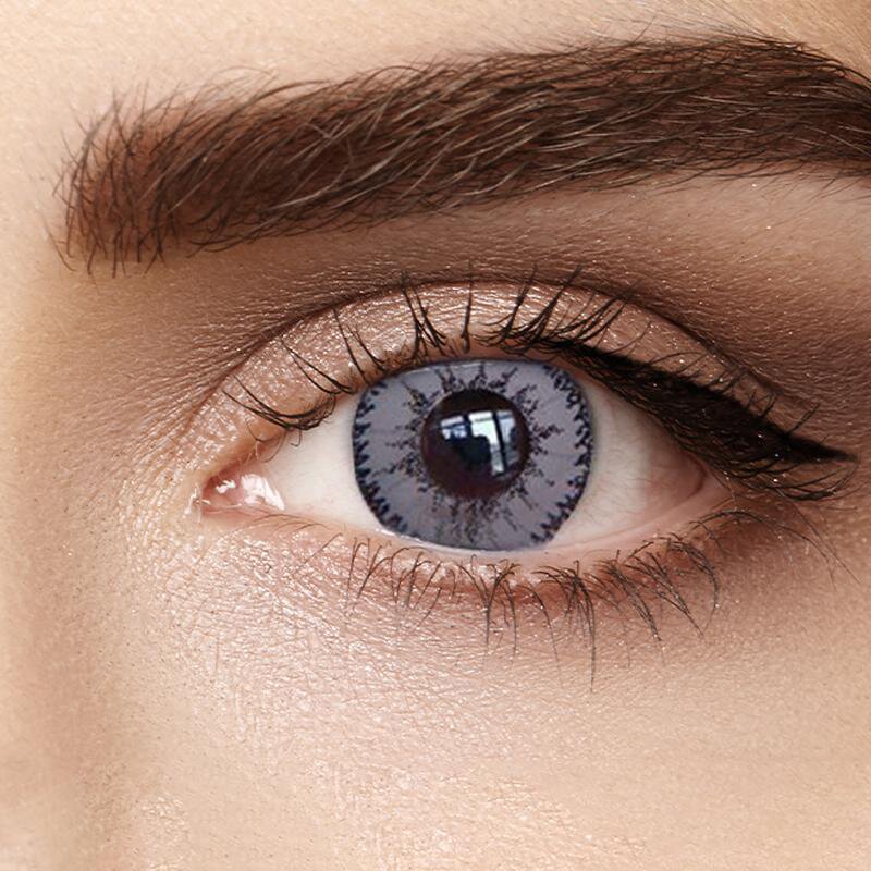 1-Day 10Pcs Devil Gray Daily Disposable 10Pcs Color Contact Lenses