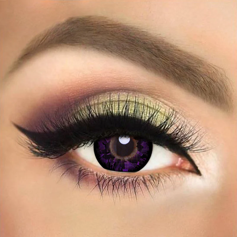 Ice Cream Purple Color Contact Lenses
