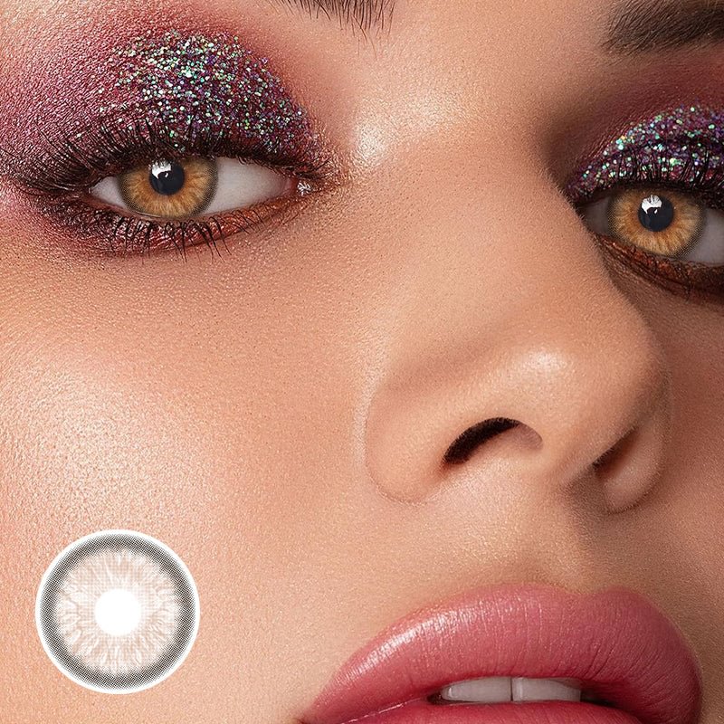 【2023 NEW】Rococo Love Letter Brown Colored Contact Lenses