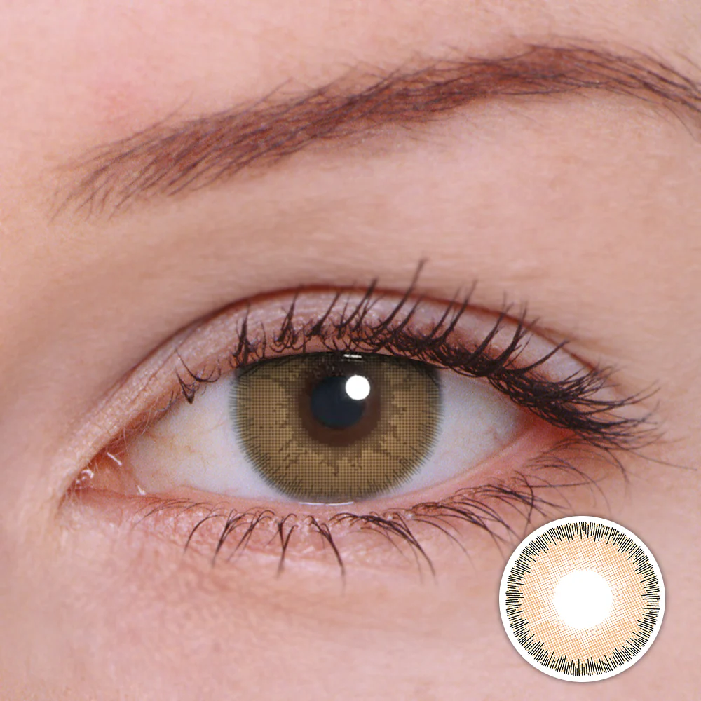 Elite Fantasy Sandy Brown Color Contact Lenses